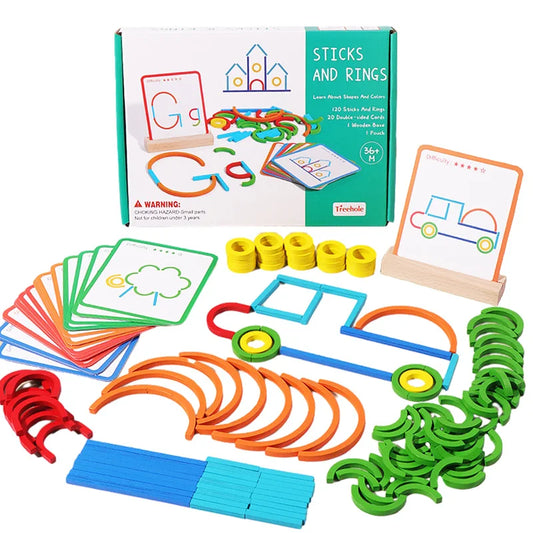 Passendes Montessori-Puzzle-Set