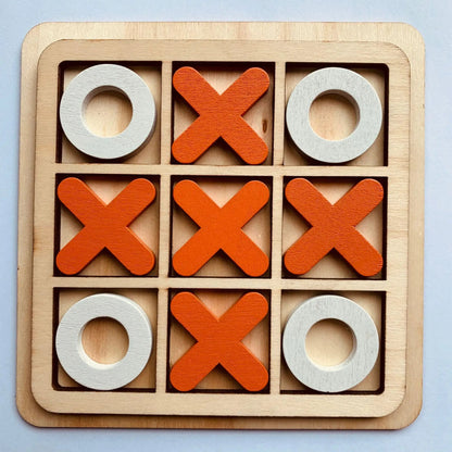 Tic Tac Toe aus Holz